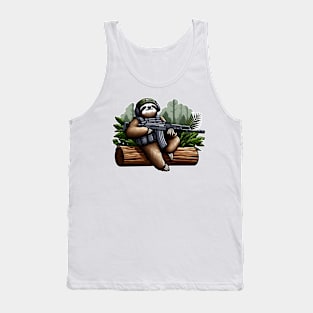 Tactical Sloth Tank Top